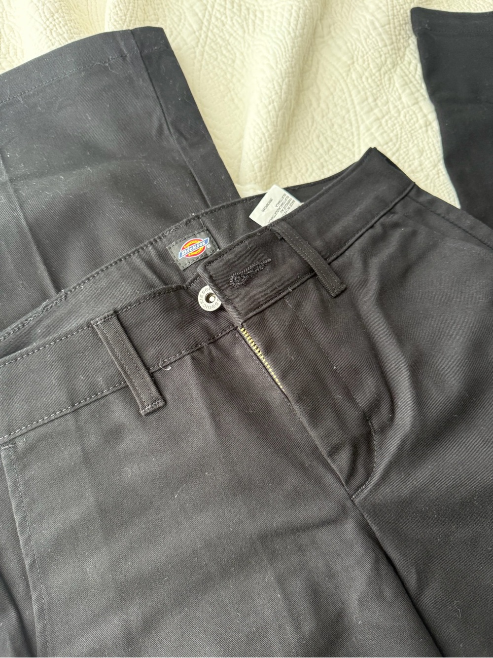 Dickies Women’s Black Bootcut Work Pants 26R